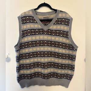 Oversized Grandpa’s vest St. John’s Bay XXL